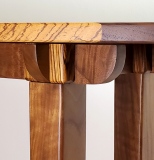 Walnut leg detail