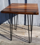 Reclaimed pine side table