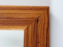 Zebrawood Mirror corner detail