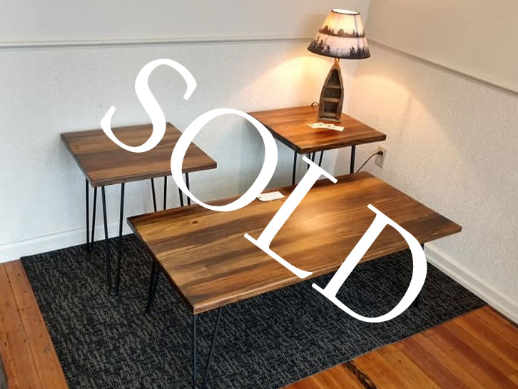 Reclaimed Guardrail Tables